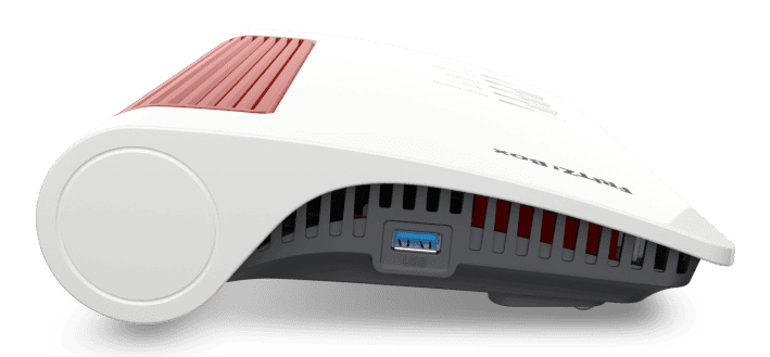 AVM FRITZ!Box 4690 WLAN-Router Wi‑Fi 7 Dual-Band 2,4/5 GHz Multi-Gig 10G WAN & LAN 3x2,5G LAN DECT USB Mesh Rot/Weiß