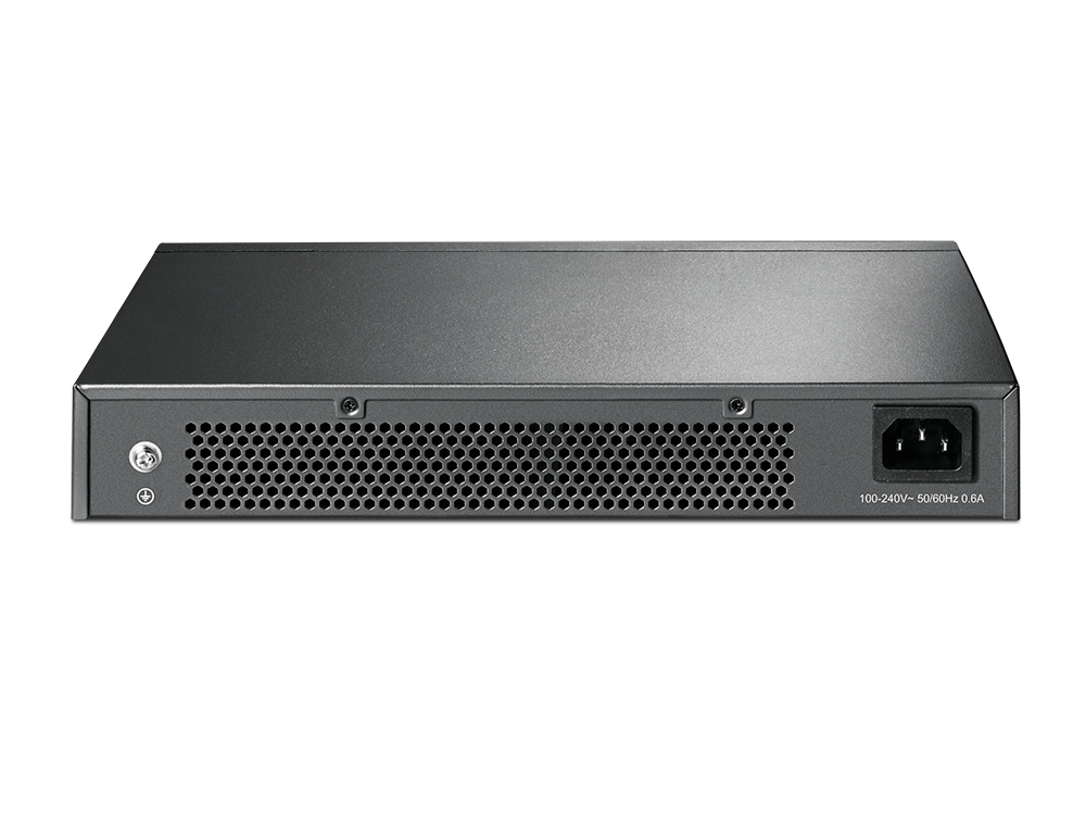 TP-Link TL-SG1024D 24-Port Gigabit Desktop/Rackmount-Switch, Unmanaged, 24x 10/100/1000 Mbps, energiesparend, AC-Netzteil, V10.0 EU