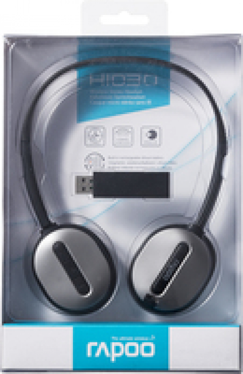 rapoo H1030 2.4GHz Wireless Stereo Kopfhörer silber/schwarz