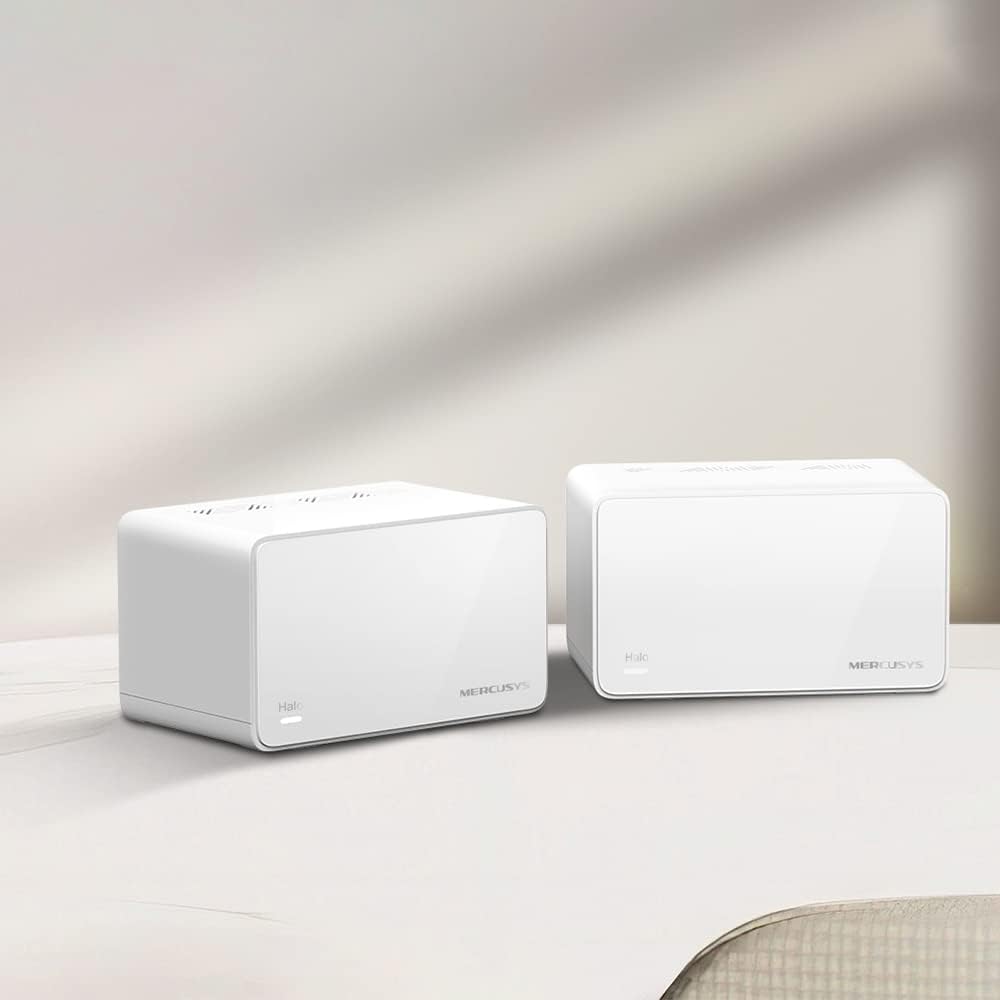 Mercusys Halo H90X Wi-Fi 6 Mesh Dual Band WLAN Router & Repeater up to 800m² for 150+ Devices White 3er Pack v1.0