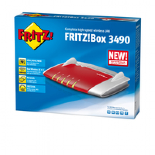 AVM FRITZ!Box 3490 International Dual-WLAN AC+N VDSL-/ADSL2+ Annex A + B