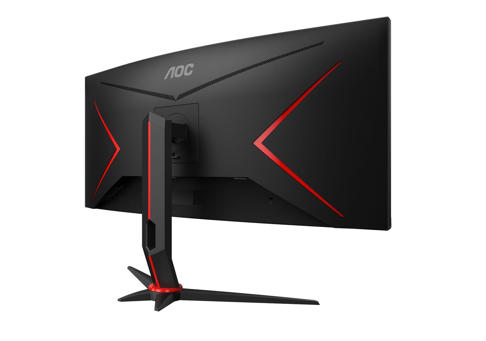 AOC G2 CU34G2XPD/BK Computerbildschirm 86,4 cm (34") 3440 x 1440 Pixel Wide Quad HD LED Schwarz, Rot