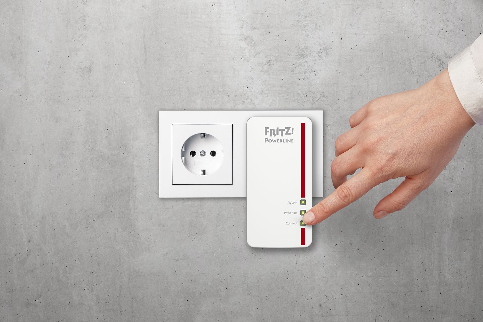 AVM FRITZ!Powerline 1260E WLAN Set International 1200Mbit/s Eingebauter Ethernet-Anschluss WLAN 2Stücke