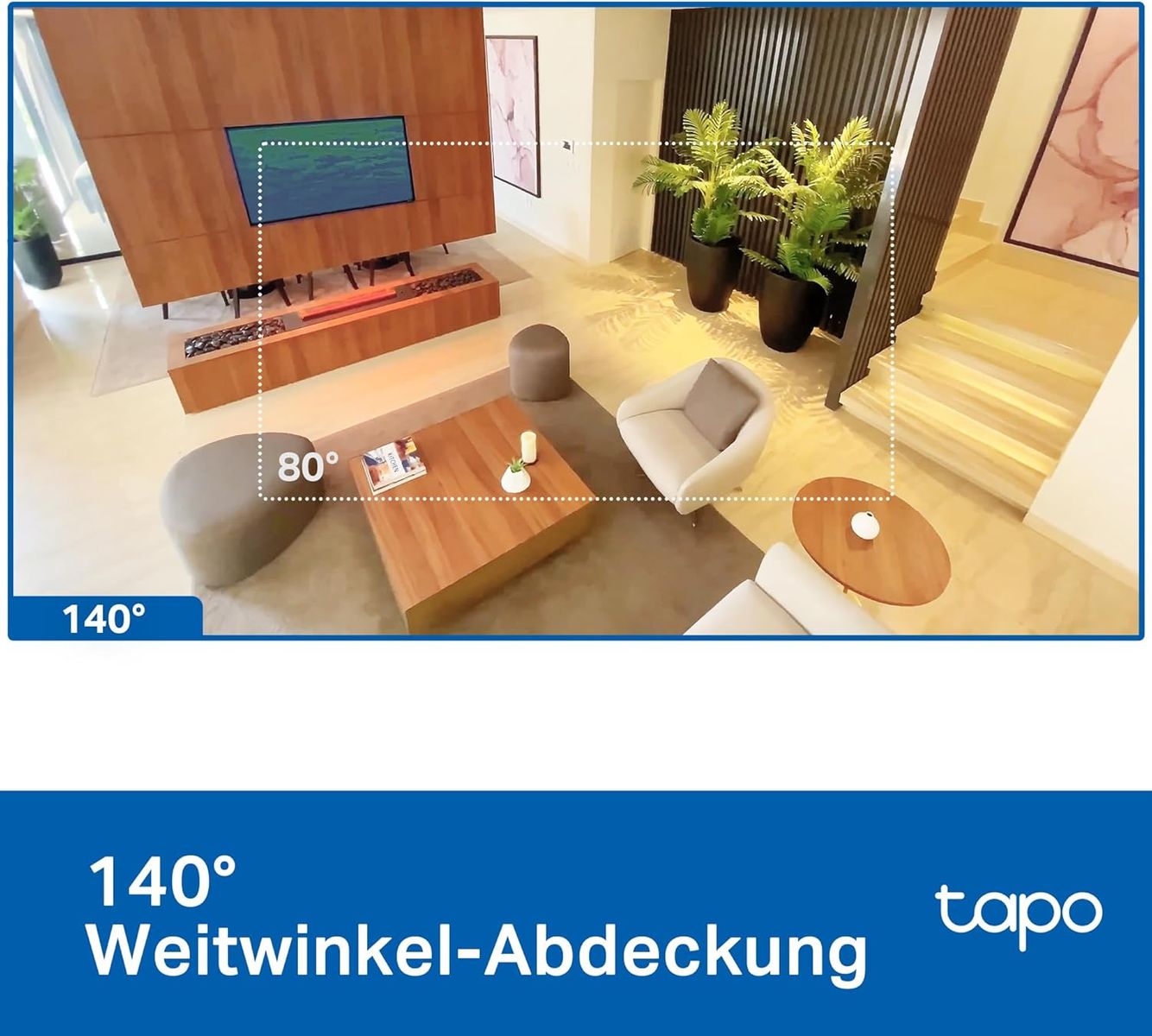 TP-Link TAPO C125 Sicherheitskamera IP-Sicherheitskamera Drinnen 2560 x 1440 Pixel Tisch/Bank