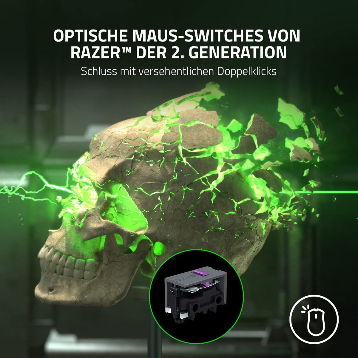 Razer DeathAdder V2 Pro Genshin Impact Gaming Mouse Dual Wireless 20.000 DPI Ergonomic RGB
