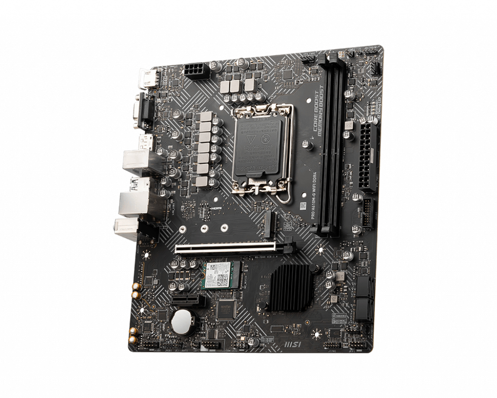 MSI PRO H610M-G WIFI DDR4 Motherboard Intel H610 LGA 1700 micro ATX