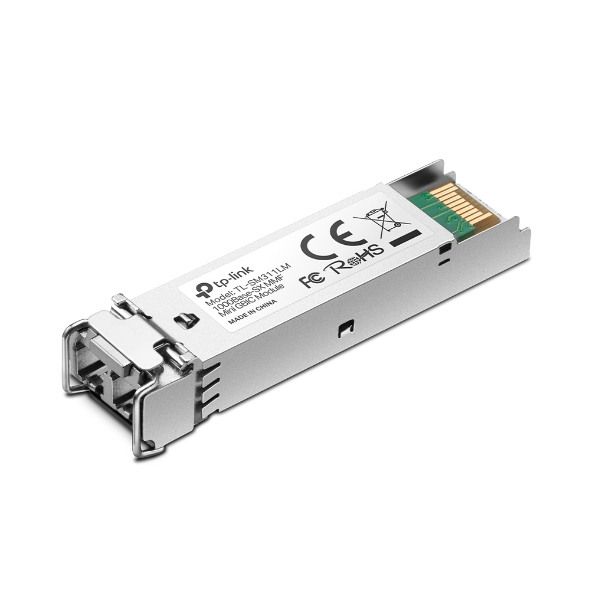 TP-Link TL-SM311LM(UN) V4.0 Gigabit Multimode SFP Modul, LC (UPC) 850 nm, 550 m, kompatibel mit Cisco, Meraki, Ubiquiti, Mikrotik