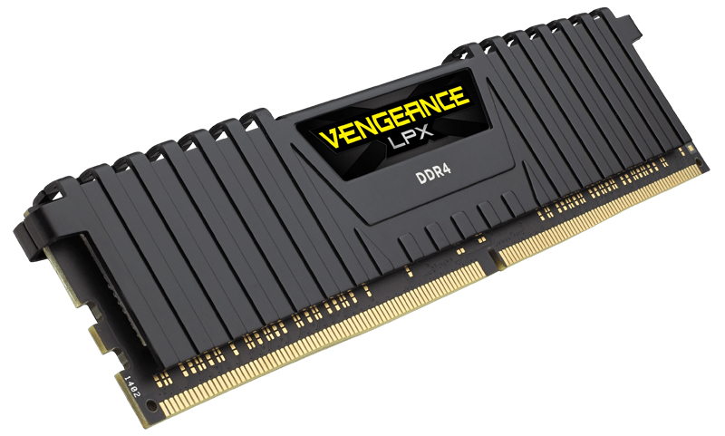 Corsair CMK8GX4M1A2666C16 Vengeance LPX, 8 GB DDR4 2666 MHz Speichermodul, 1 x 8 GB, CL16, 1.2 V, Low Profile, XMP 2.0