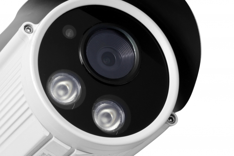 Technaxx TX-61 Patrone IP-Sicherheitskamera 1 MP (720p) Innen & Außen WLAN LAN Nachtsicht 30 m IP66 Decke/Wand Weiß