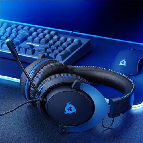 KLIM Rush 3.5mm Wired Over-Ear Gaming Headset für Consolen & PCs & Handys