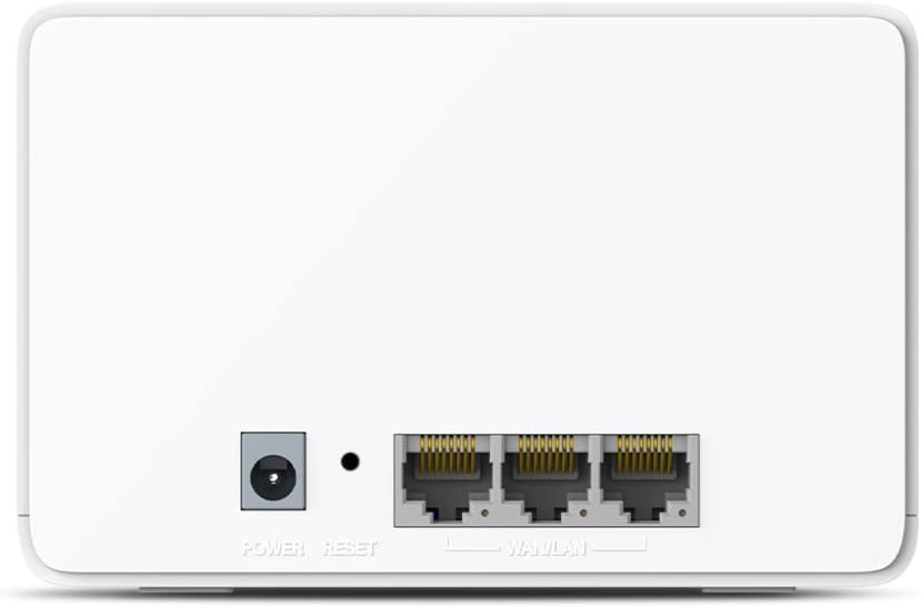 Mercusys Halo H3000X(2-Pack) WLAN-Router 6 Mesh, AX3000, Dualband, Reichweite bis zu 420 m², 3 x Gigabit-Port pro Laufwerk, Netzwerkverwaltung, einfache Einrichtung mit App, WPA3