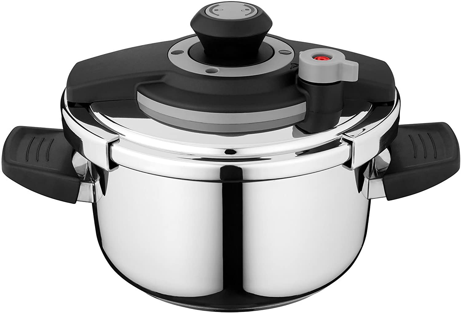 Berghoff Vita Stainless Steel Pressure Cooker with Lid Lock, 7.4 qt, Suitable for All Stoves