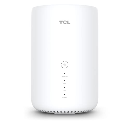 TCL HH130VM-2BLCIT1 LinkHub Home Station Router 4G LTE (CAT 12/13) Dual-Band Gigabit LAN SIM-Karte 3CA WiFi AC Hotspot bis 64 Benutzer Weiß
