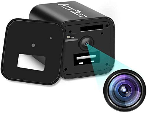 Anviker Mini Spy Camera USB 1080P Surveillance Camera with Motion Detection Function Security Nanny Cam Video Recording