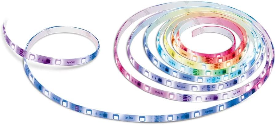 TP-Link Tapo Smart LED Light Strip, 5m, Wi-Fi App Control RGB Multicolor LED Strip, PU Beschichtung, funktioniert mit Alexa & Google Home, geeignet für TV Küche DIY Dekoration