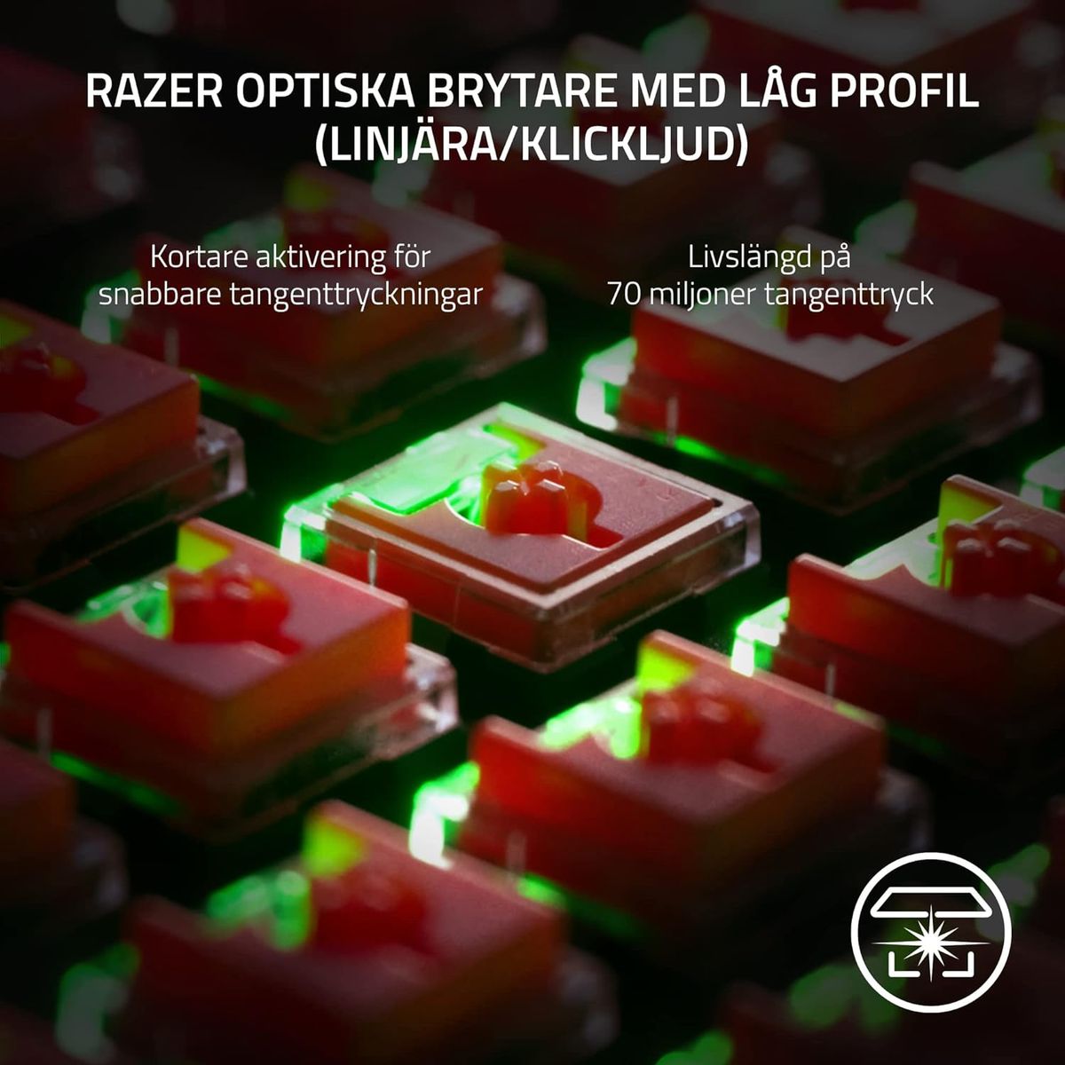 Razer Deathstalker V2 Pro - NORDIC Layout - QWERTY