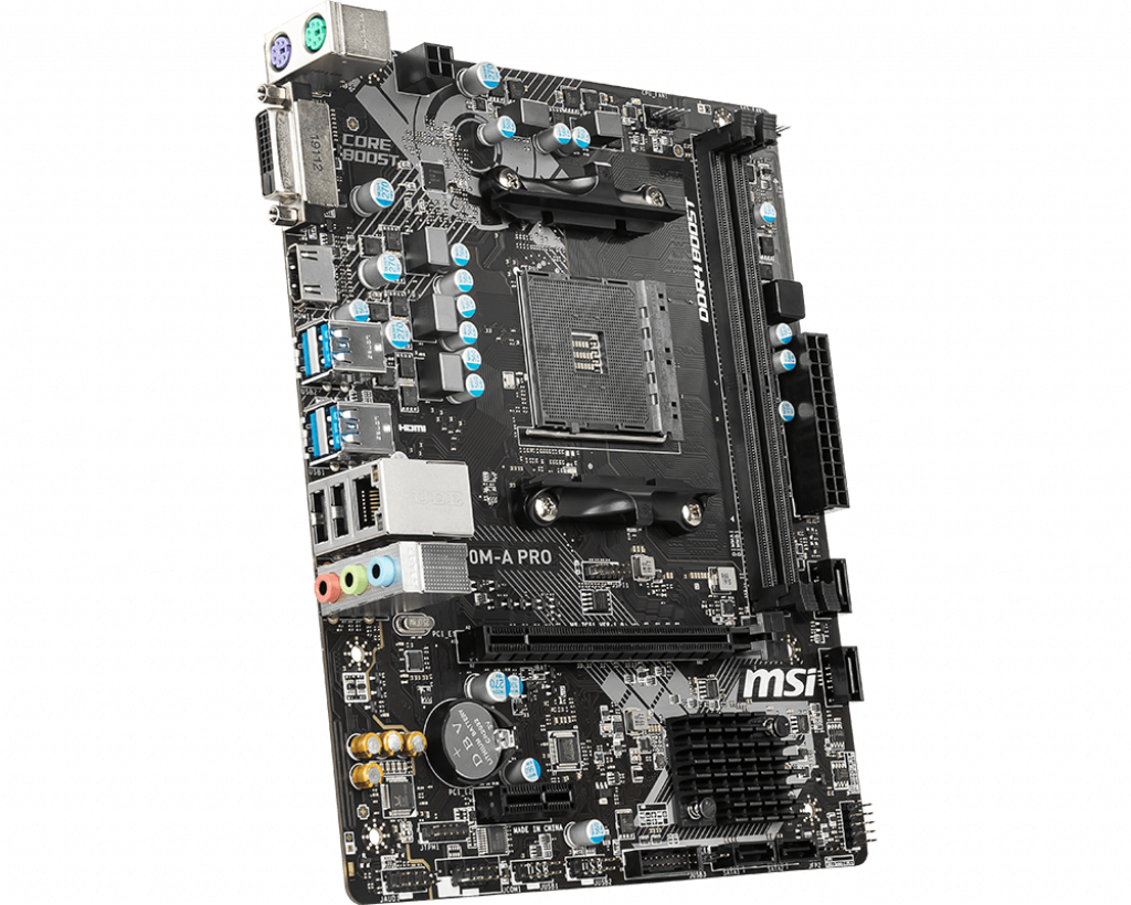MSI AM4 Micro ATX AMD A320 A320M-A PRO AMD Athlon AMD Ryzen DDR4-SDRAM DIMM 1866 2133 2400 2667 2933 3200MHz Motherboard A320 A320M-A PRO M-ATX