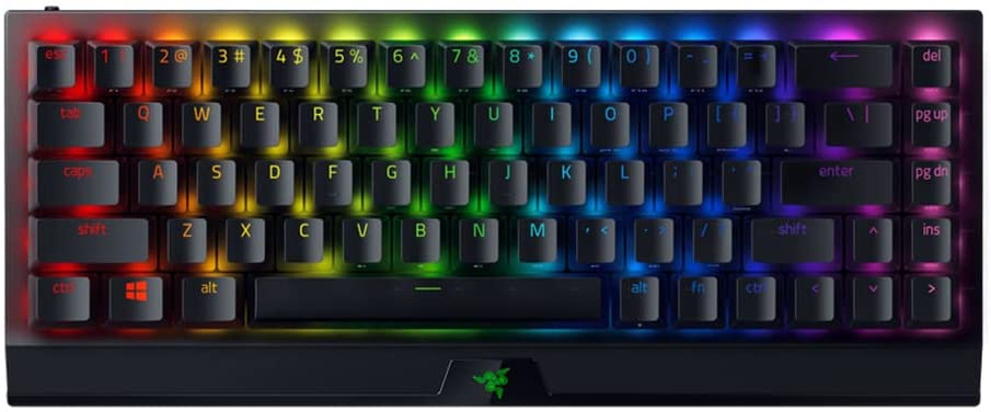 Razer BlackWidow V3 Mini Gaming Keyboard Dual Wireless Yellow Switches USA Layout QWERTY ISO