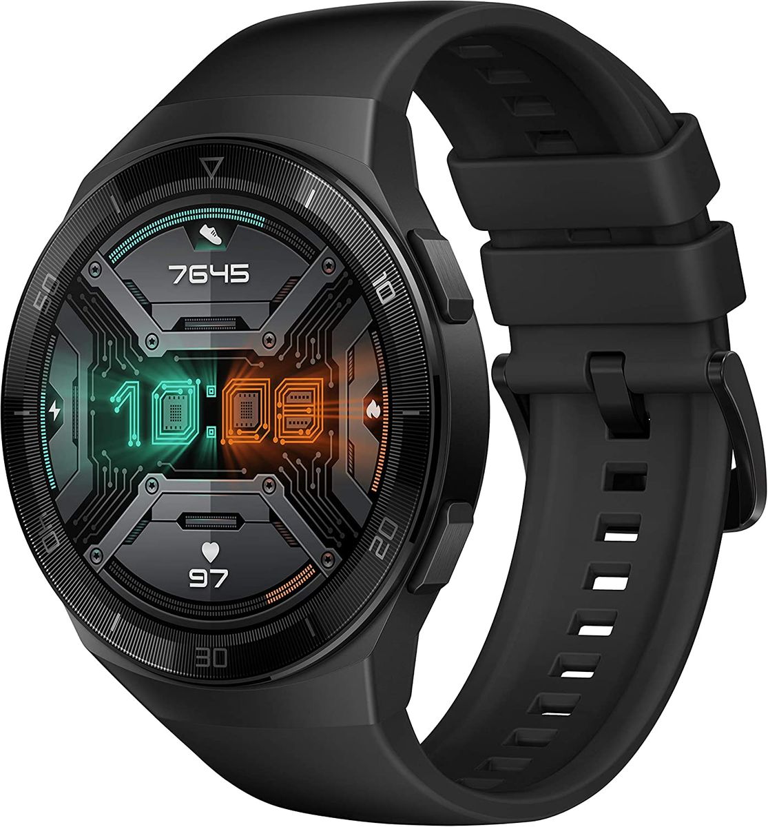 HUAWEI Watch GT 2e Smartwatch (46mm AMOLED Touchscreen,SpO2-Monitoring,Herzfrequenz- Graphite Black Watch