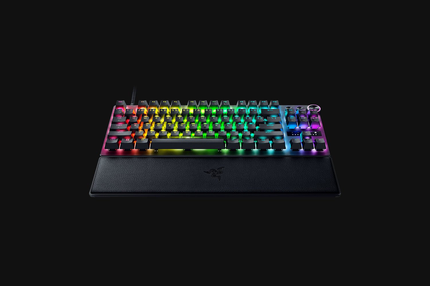 Razer Huntsman V3 Pro TKL Gaming Keyboard Media Buttons Analog Optical Switches Chroma RGB DEU Layout QWERTZ