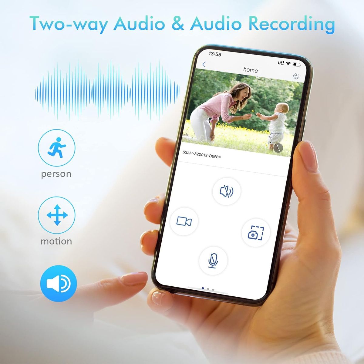 ctronics 2.5K 4MP Überwachungskamera Aussen WLAN 2,4/5GHz, PTZ WiFi IP Kamera Outdoor mit Automatische Verfolgung Personenerkennung Farbiger Nachtsicht 355°/90° Schwenkbar Zwei-Wege-Audio Schwarz