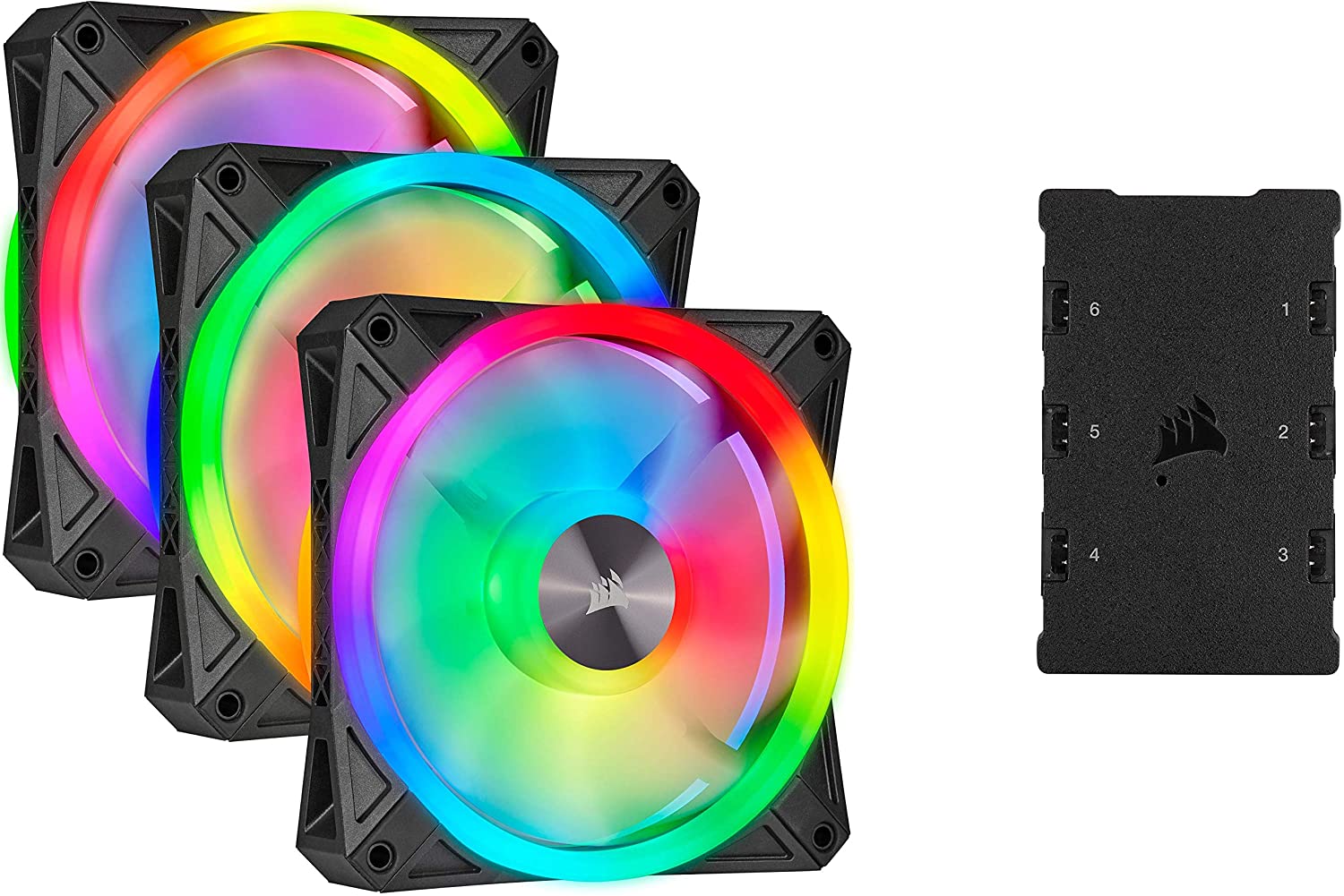 Corsair CO-9050098-WW Computer Cooling Component Computer Case Fan 12 cm Black, Gray