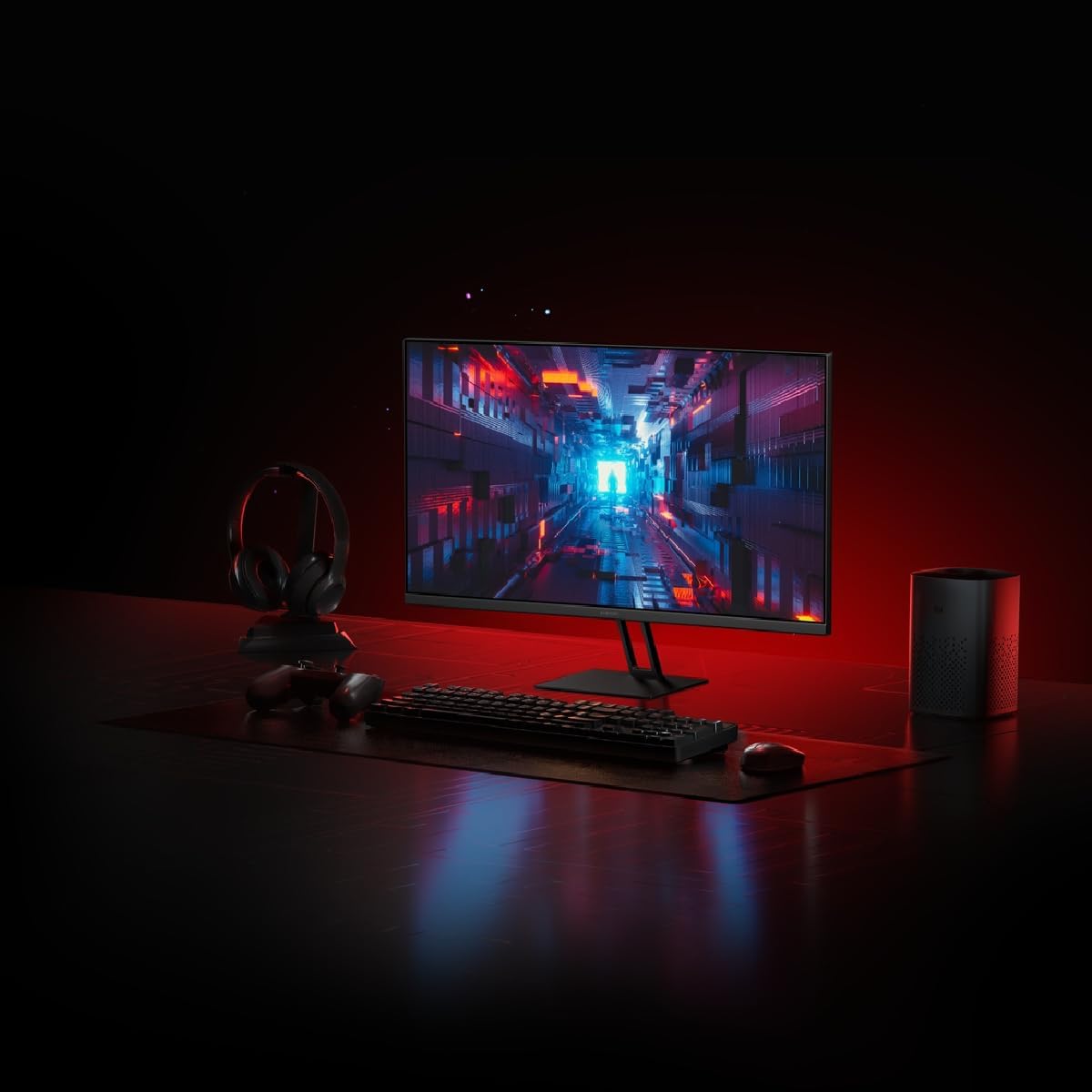 Xiaomi 2K Gaming Monitor G27Qi – 1440p IPS LCD-Display mit 180Hz, Ultra-Fast 1ms GTG-Reaktionszeit, FreeSync, 100% sRGB, 95% DCI-P3, TÜV Low Blue Light Zertifiziert, P27QCA-RGGL