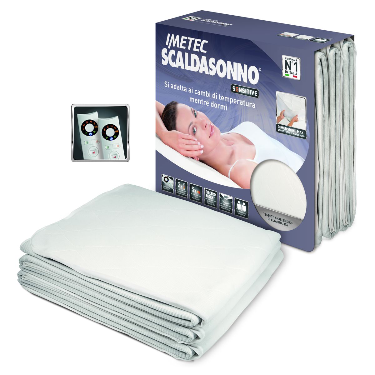 Imetec 16287 Thermal Mattress Protector 100 W White