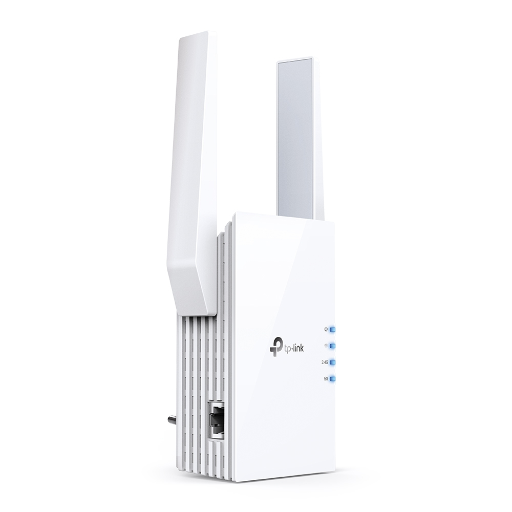 TP-Link RE505X V2.0 AX1500 Dualband-WLAN-Repeater, Wi‑Fi 6 (802.11ax), OneMesh, Gigabit LAN, Weiß, EU