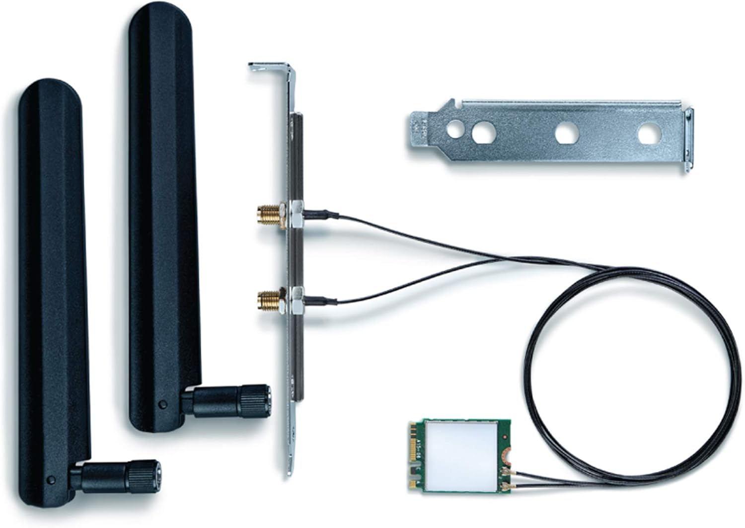 Intel AX200.NGWG.NV Wi-Fi 6 PCIe WLAN-Karte, Dual-Band 2,4/5 GHz, Bluetooth 5, 2400 Mbit/s, M.2 NGW Modul für PC/Laptop