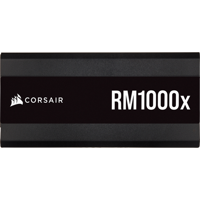 Corsair RM1000x 1000 W PC-Netzteil, vollständig modular, ATX, 80 PLUS Gold, 135 mm Lüfter, 20+4 Pin, 8×6+2 Pin PCIe, Schwarz