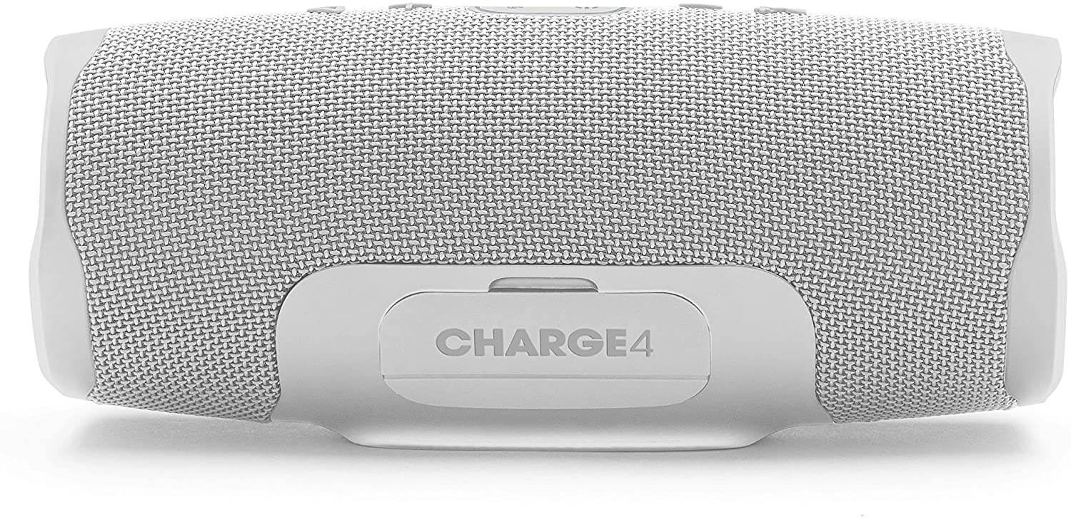 JBL Charge 4 Waterproof Bluetooth Speaker with Power Bank White