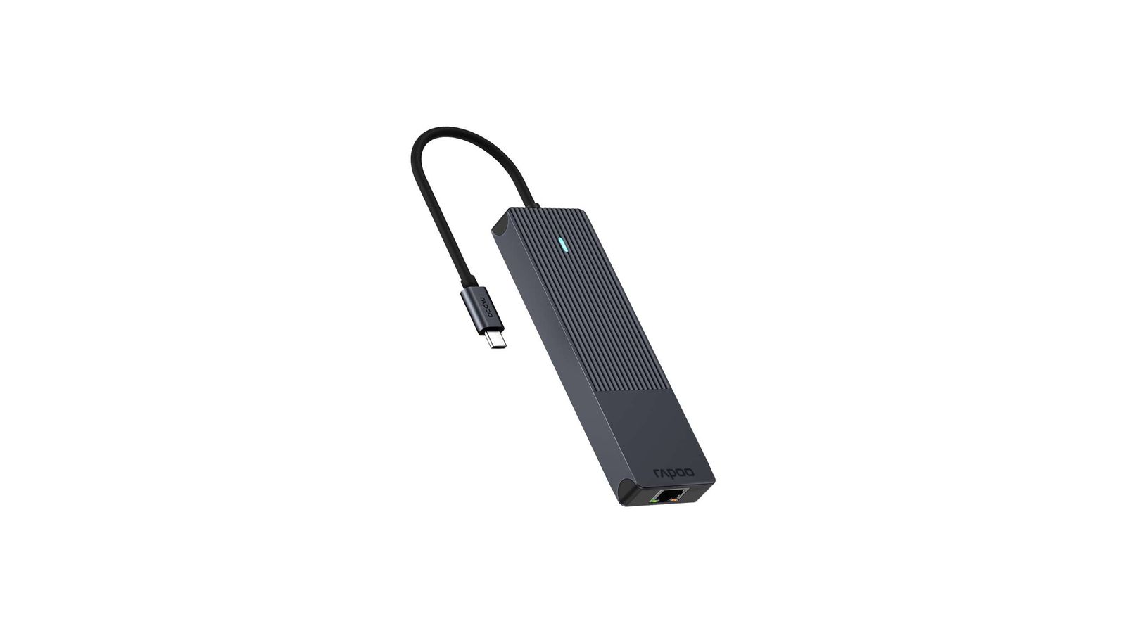 Rapoo UCM-2002 6-in-1 USB-C Multiport Adapter 100W Power Delivery HDMI LAN USB-C USB-A 3.0 v1.0