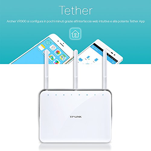 TP-Link Archer VR900v WLAN-Router Gigabit Ethernet Dual-Band