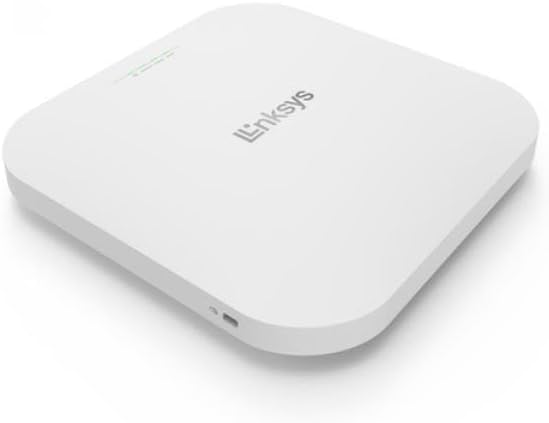 Linksys LAPAX3600C AX3600 Cloud-Managed Access Point, Wi‑Fi 6 AX, MU‑MIMO, Dual-Band, Gigabit LAN