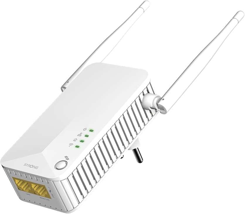 Strong Powerline WiFi 600 Triple Pack V2 600 Mbit/s Ethernet/LAN WLAN Weiß 3 Stück(e)