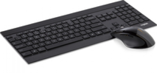 Rapoo 8900 kabelloses Deskset Tastatur & Maus schwarz QWERTZ (DE)