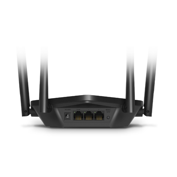 Mercusys MR60X AX1500 Wi-Fi 6 Dual Band WLAN Router 1500 Mbps MU-MIMO Black v2.0