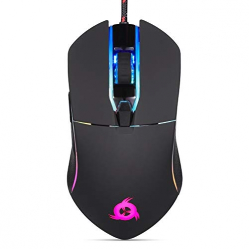 KLIM AIM Chroma Optischer 7.000 DPI Wired RGB-Beleuchtung Gaming Maus Beidhändig