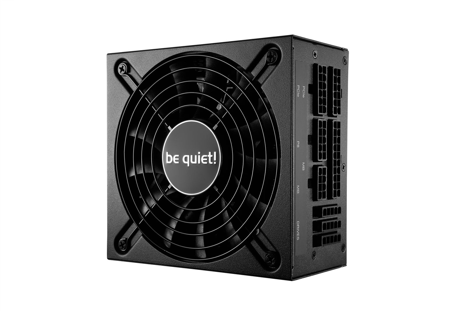 be quiet! SFX L Power 600W SFX-L Netzteil, Vollmodular, 80 PLUS Gold, 120mm Lüfter, 20+4-pin ATX, 4x 6+2 PCIe, Schwarz, EU Stecker (Typ F)