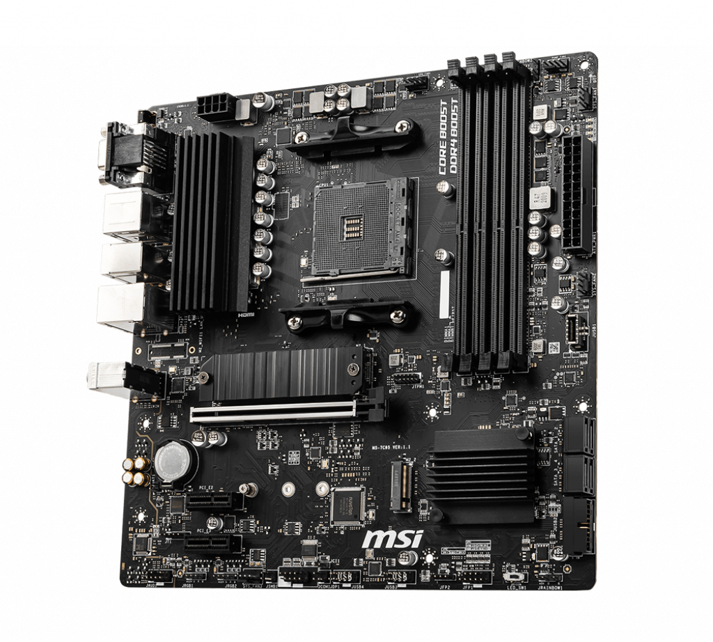 MSI B550M PRO-VDH Motherboard AMD B550 Socket AM4 micro ATX MSI B550M PRO-VDH Motherboard AMD B550 Socket AM4 micro ATX