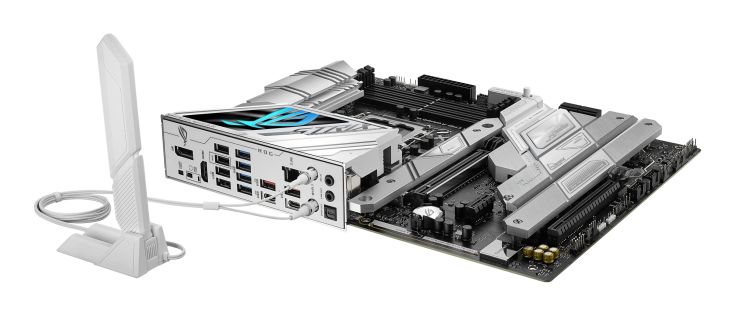 ASUS ROG Strix Z790‑A Gaming WiFi II Mainboard, Intel Z790, LGA 1700, ATX, DDR5, Wi‑Fi 7, Bluetooth 5.3, 2.5G LAN, 4x M.2, USB-C PD30