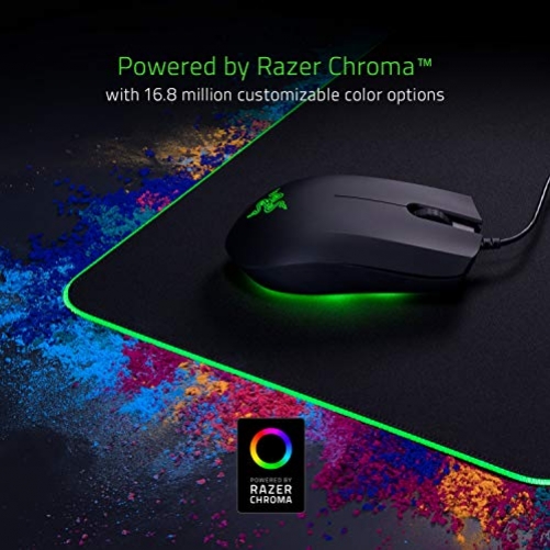 Razer Goliathus Extended Chroma Gaming Mousepad Soft RGB 920x294x3mm Black