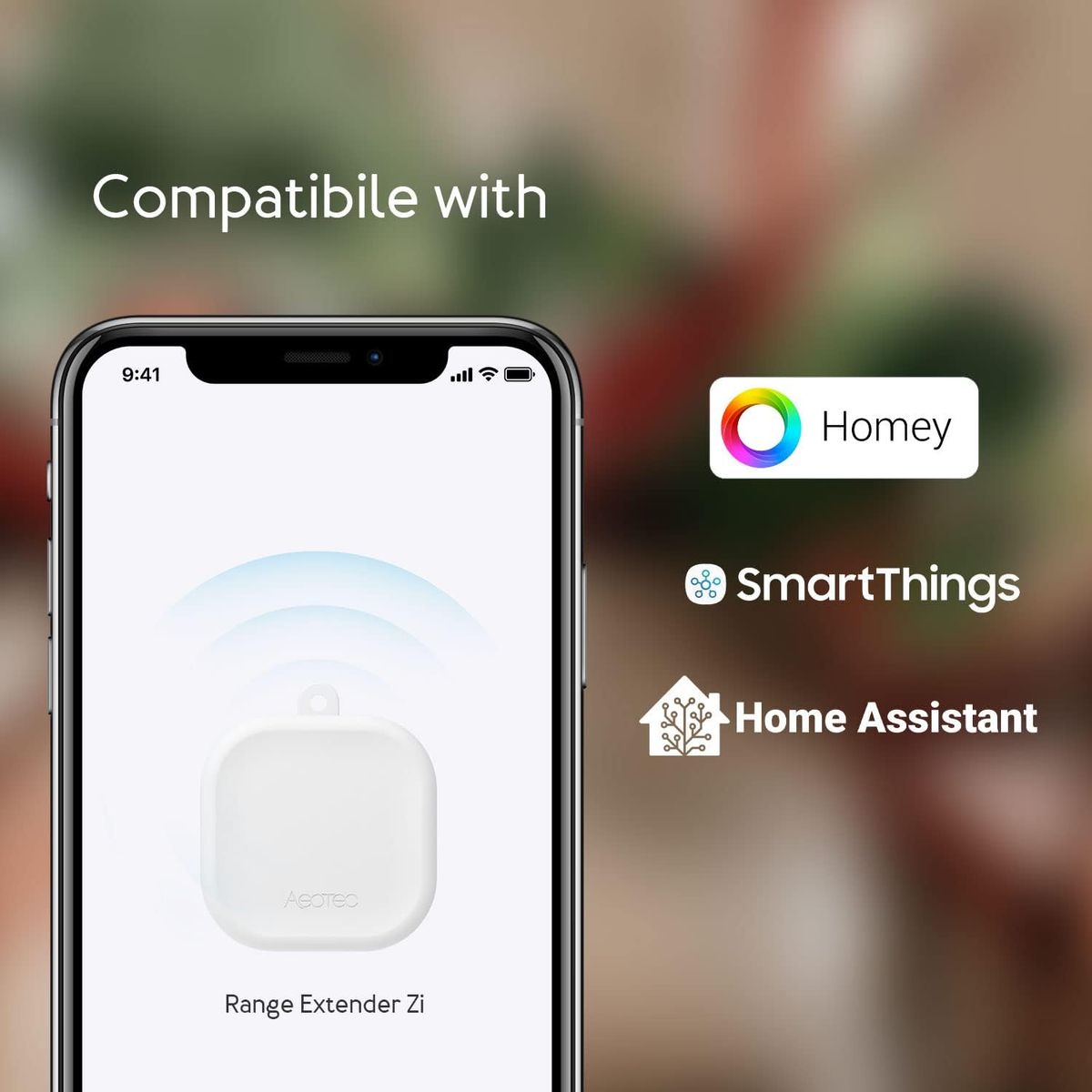 Aeotec Range Extender Zi | Zigbee Repeater | Reichweitenerhöhung | Zigbee | kompatibel mit Homey, SmartThings, Home Assistant | AEOZZGA001