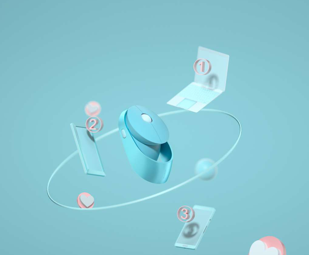 Rapoo Ralemo Air 1 Maus Reisen RF Wireless + Bluetooth Optisch 1600 DPI