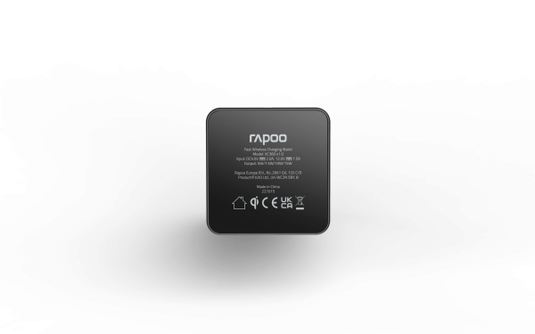 Rapoo XC360 Ladegerät Schwarz USB Kabelloses Aufladen Schnellladung Drinnen