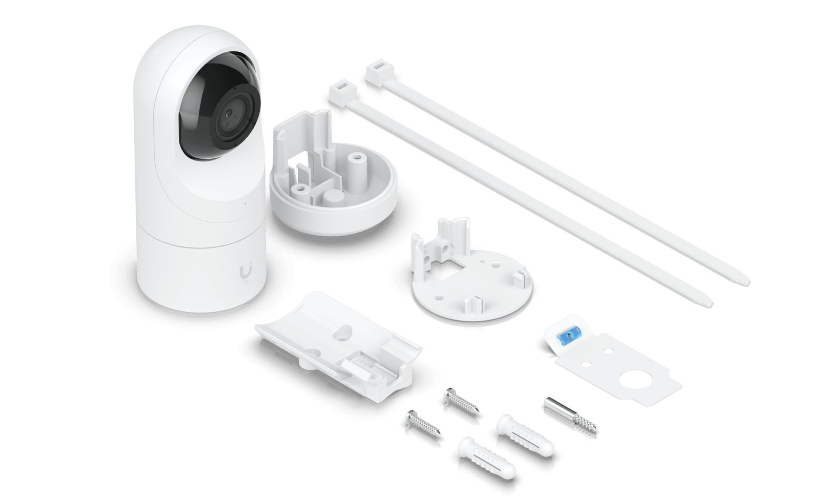 Ubiquiti UVC-G5-FLEX Flex Dome IP-Sicherheitskamera Innen & Außen, 4 MP 2688 x 1512, PoE, Nachtsicht 6 m, IPX4, Decke/Wand/Schreibtisch, Weiß