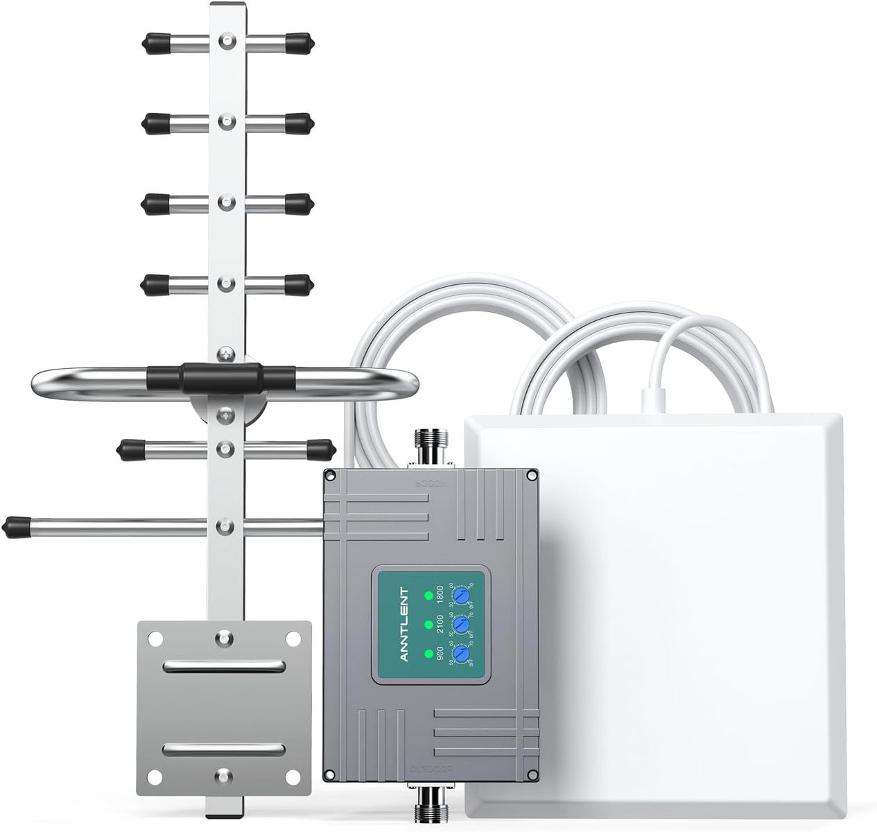 Anntlent N30-PL Handy-Signalverstärker, LTE Repeater 4G/3G, GSM Band 20/8/1, Mobilfunkverstärker für Sprachanrufe & Daten, 70 dB, EU