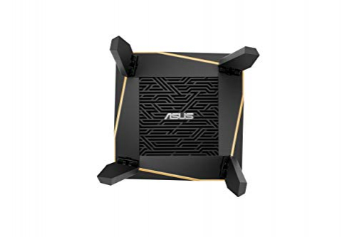 Asus RT-AX92U Router Ai Mesh WLAN System Wi-Fi 6 AX6100 Tri-Band 4x Gigabit LAN 1.8 GHz DC CPU AiProtection USB 3.0 160 MHz 1er Pack