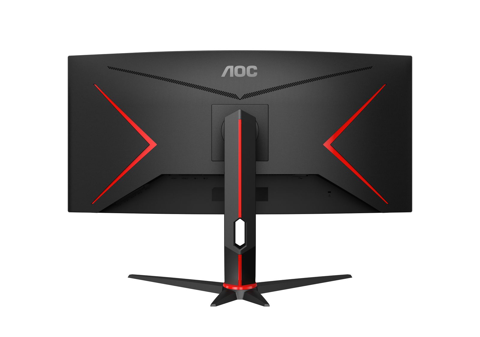 AOC G2 CU34G2XPD/BK Computerbildschirm 86,4 cm (34") 3440 x 1440 Pixel Wide Quad HD LED Schwarz, Rot